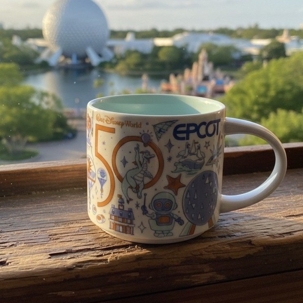 Starbucks Disney World 50th Anniversary EPCOT Been There Series Mug 14oz